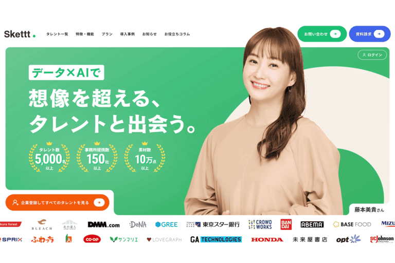 11. Skettt（タレントサブスク型）